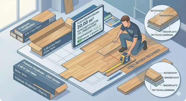 Vinylboden Verlegung Planung